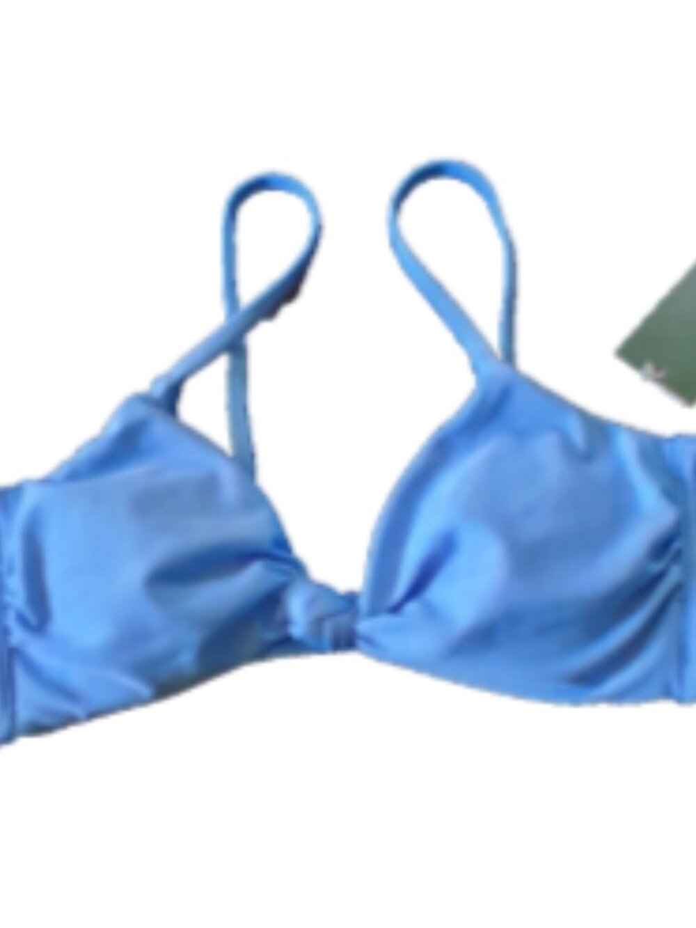 Wild Fable Padded Bikini Top Womens M Blue Clasp-Back Closure Adjustable Straps